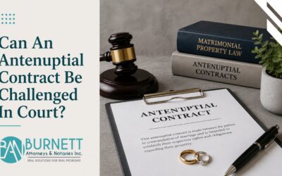 Can An Antenuptial Contract Be Challenged In Court?